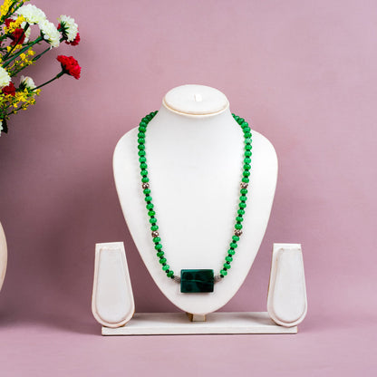 Green Jade & Green Aventurine Necklace – Abundance & Opportunity | 92.5 Sterling Silver