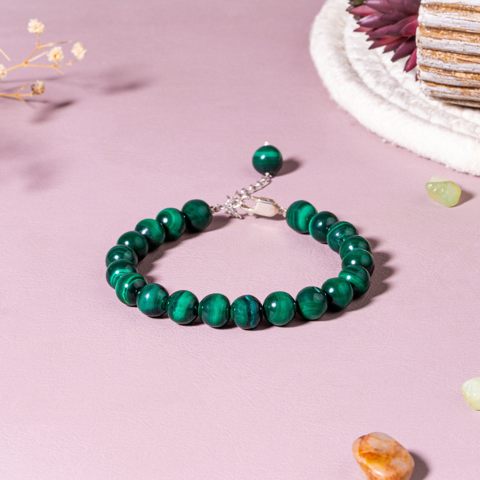 Green Malachite [Transformation] 92.5 Sterling Silver Bracelet