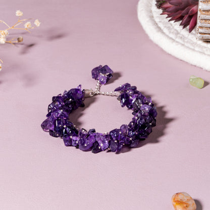 Amethyst 92.5 Sterling Silver Bracelet