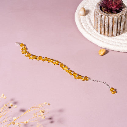 Citrine [Abundance & Success] 92.5 Sterling Silver Bracelet