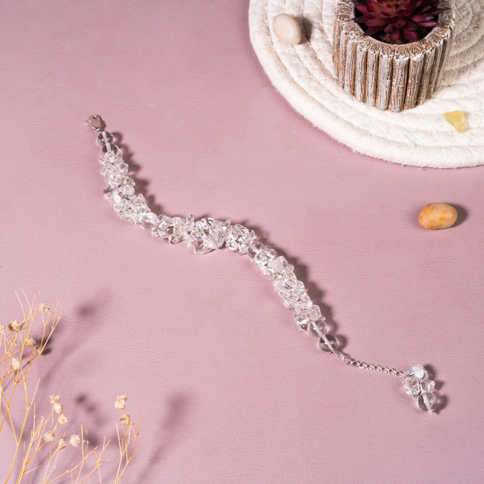 Clear Quartz (Master Healer) Bracelet – 92.5 Sterling Silver Crystal Jewellery
