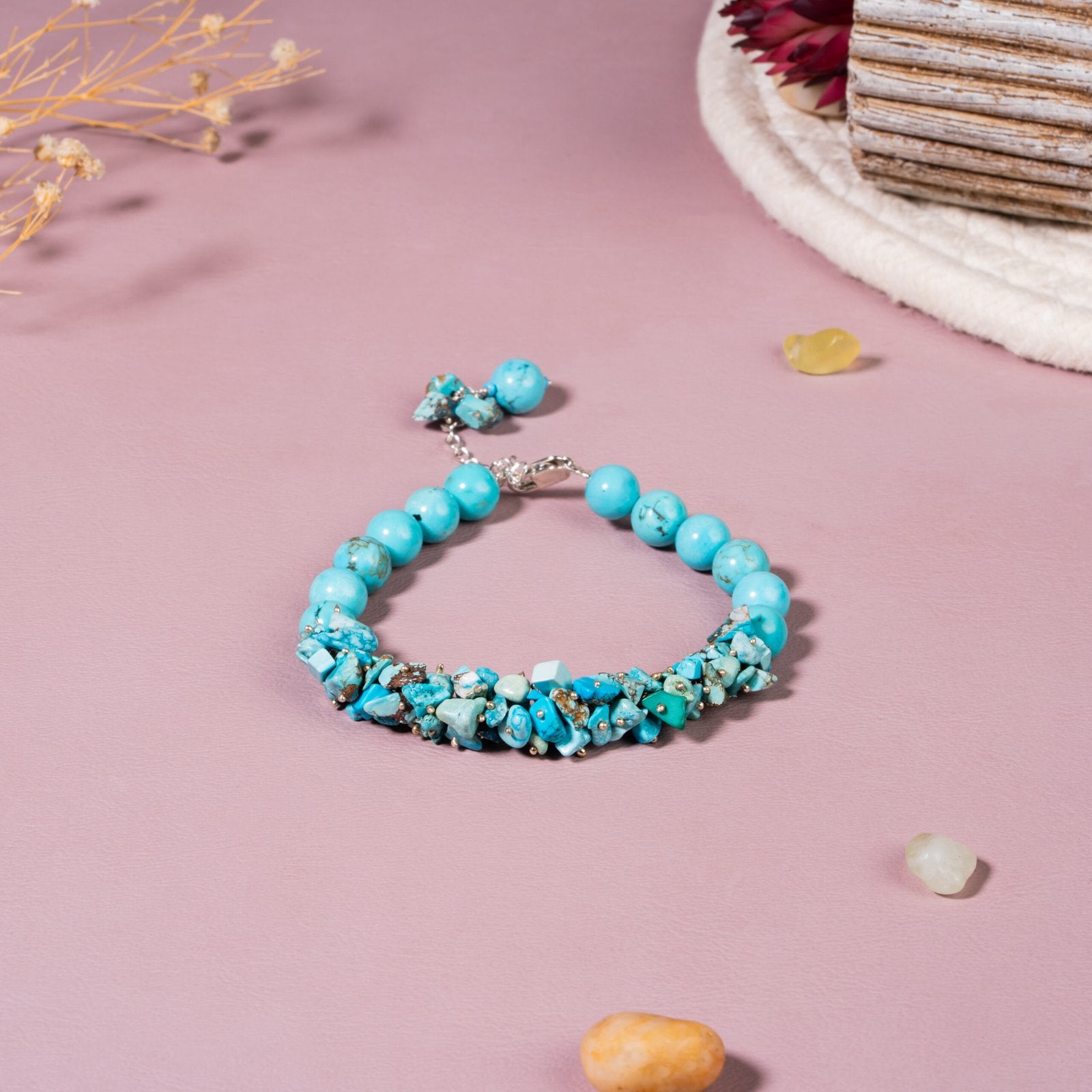 Turquoise  Harmony Bracelet – 92.5 Sterling Silver