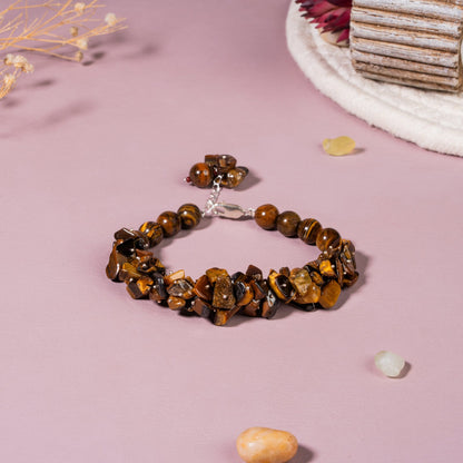 Tiger's Eye Courage & Protection Bracelet – 92.5 Sterling Silver